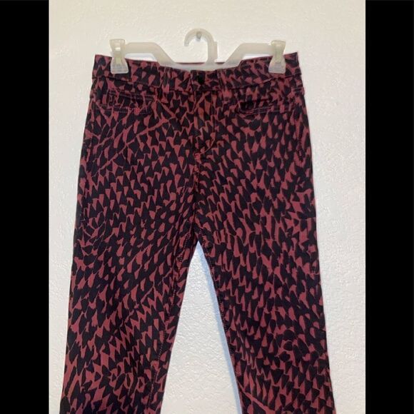 ‎Joe’s Jeans Wild Edition Red and Black Skinny Jean 26 - Picture 3 of 8